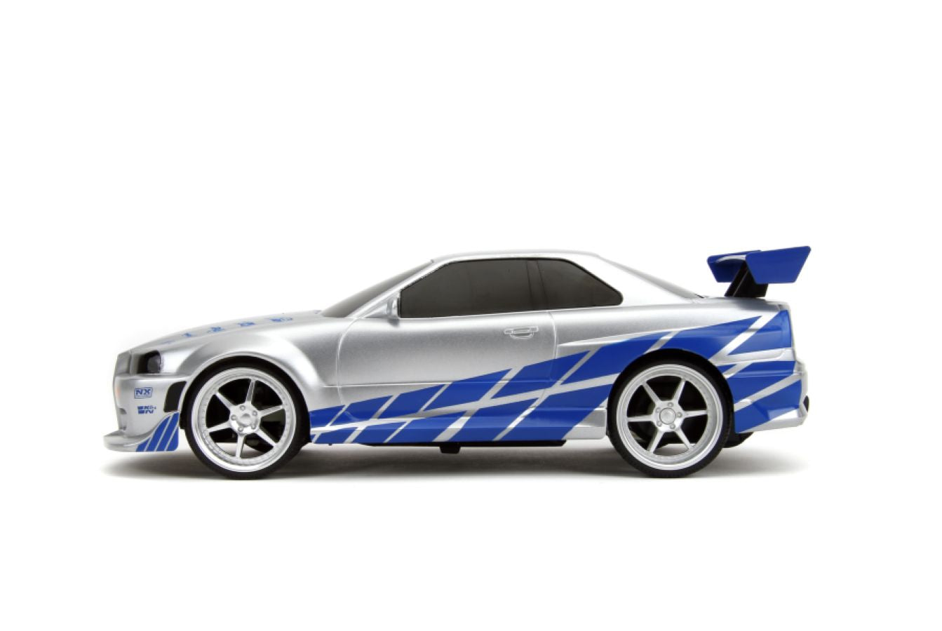 Fast & Furious - 2002 Nissan Skyline GT-R (BNR34) 1:16 Scale Remote Control Car