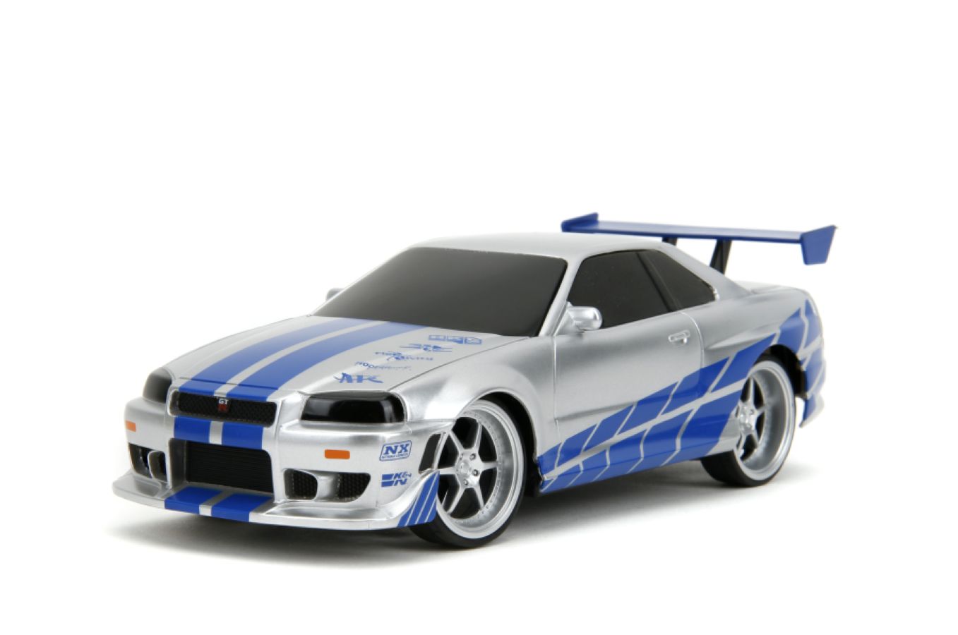 Fast & Furious - 2002 Nissan Skyline GT-R (BNR34) 1:24 Scale Remote Control Car