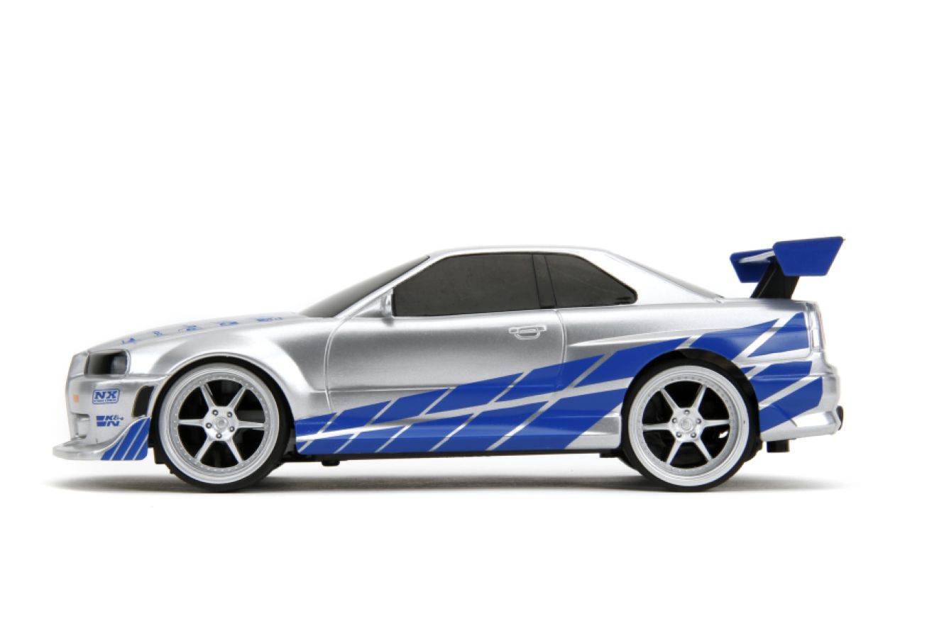 Fast & Furious - 2002 Nissan Skyline GT-R (BNR34) 1:24 Scale Remote Control Car