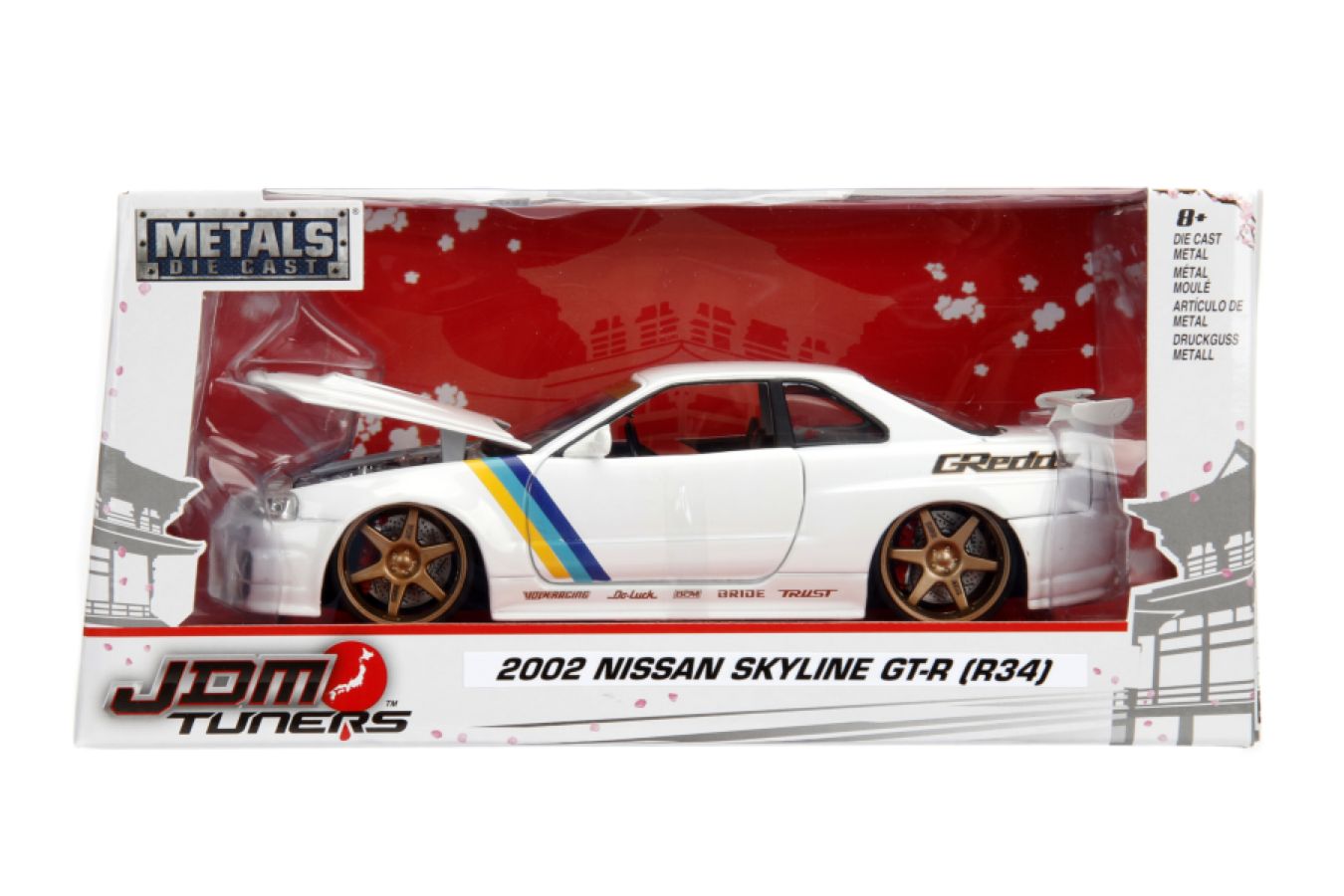 JDM Tuners - 2002 Nissan Skyline 1:24 Diecast Vehicle