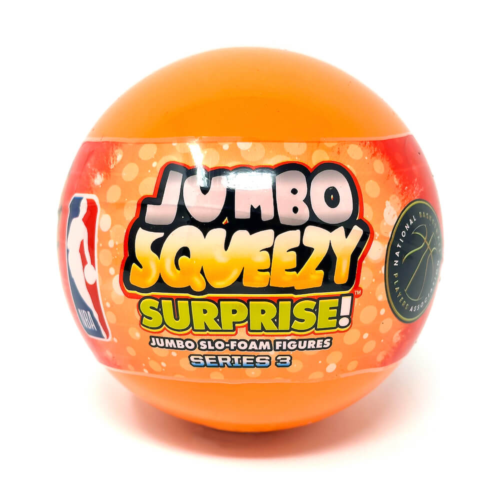 SQUEEZYMATES 2024 NBA 4" Jumbo Capsules Single Mystery Ball