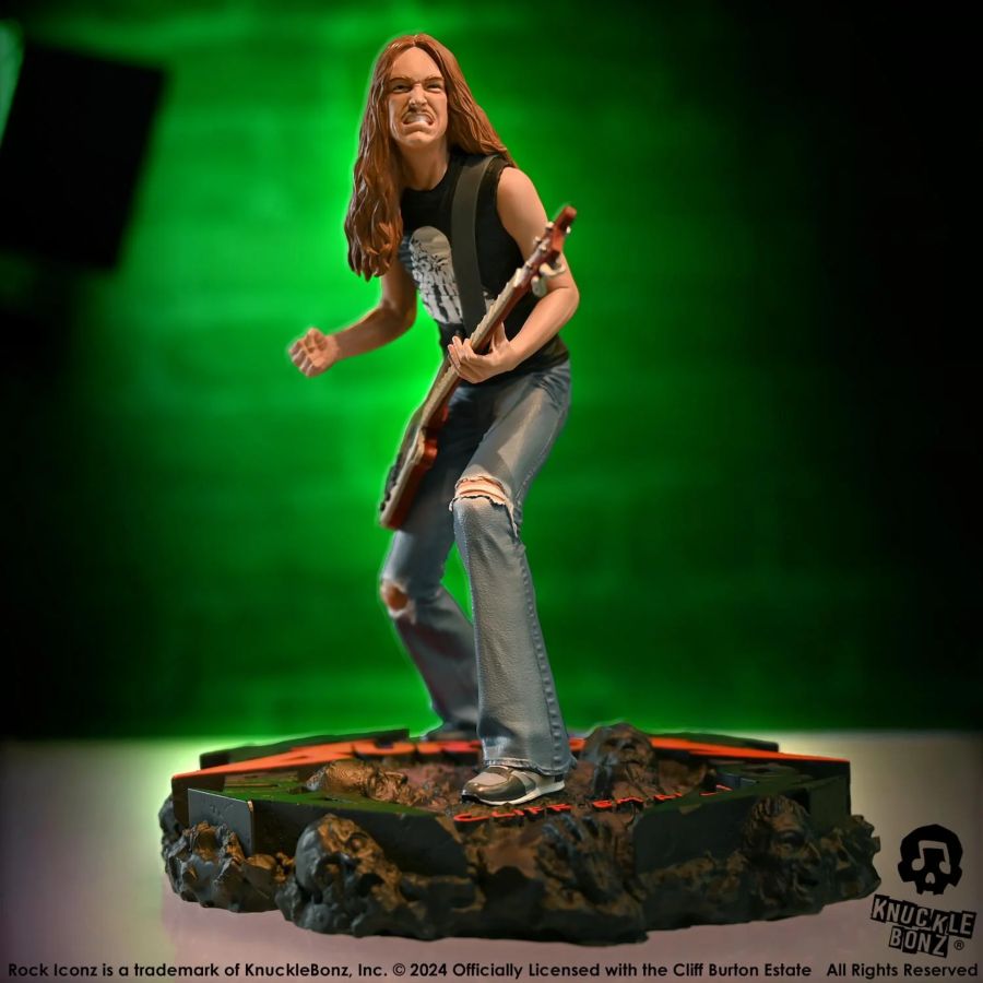 Metallica - Cliff Burton 2 Rock Iconz Statue