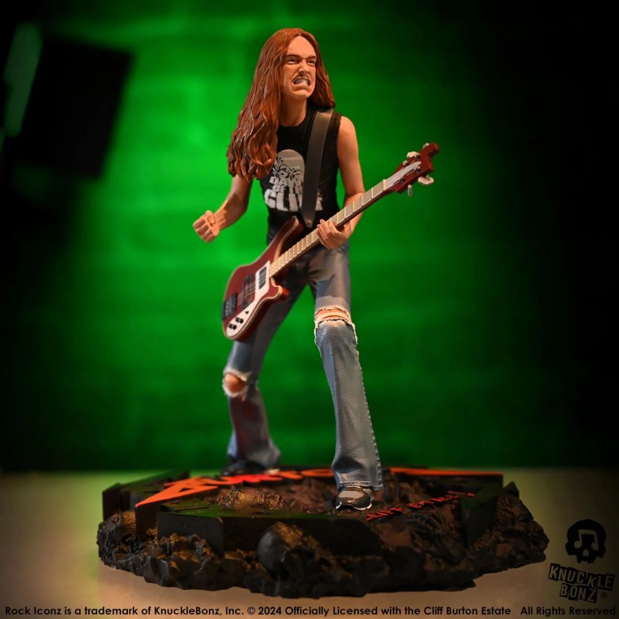 Metallica - Cliff Burton 2 Rock Iconz Statue