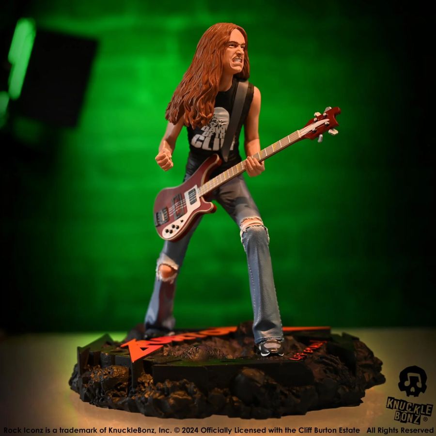 Metallica - Cliff Burton 2 Rock Iconz Statue