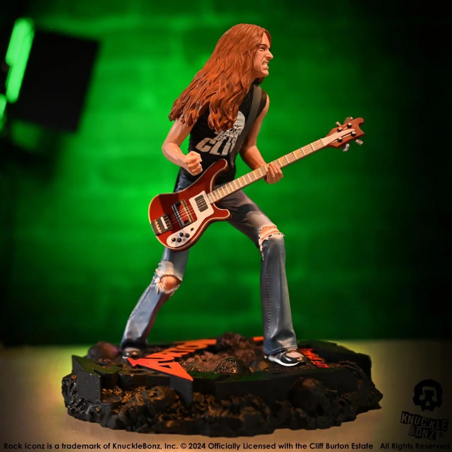 Metallica - Cliff Burton 2 Rock Iconz Statue