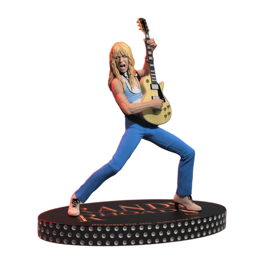 Randy Rhoads 4 - The Early Years (Blue Version) Rock Iconz Statue