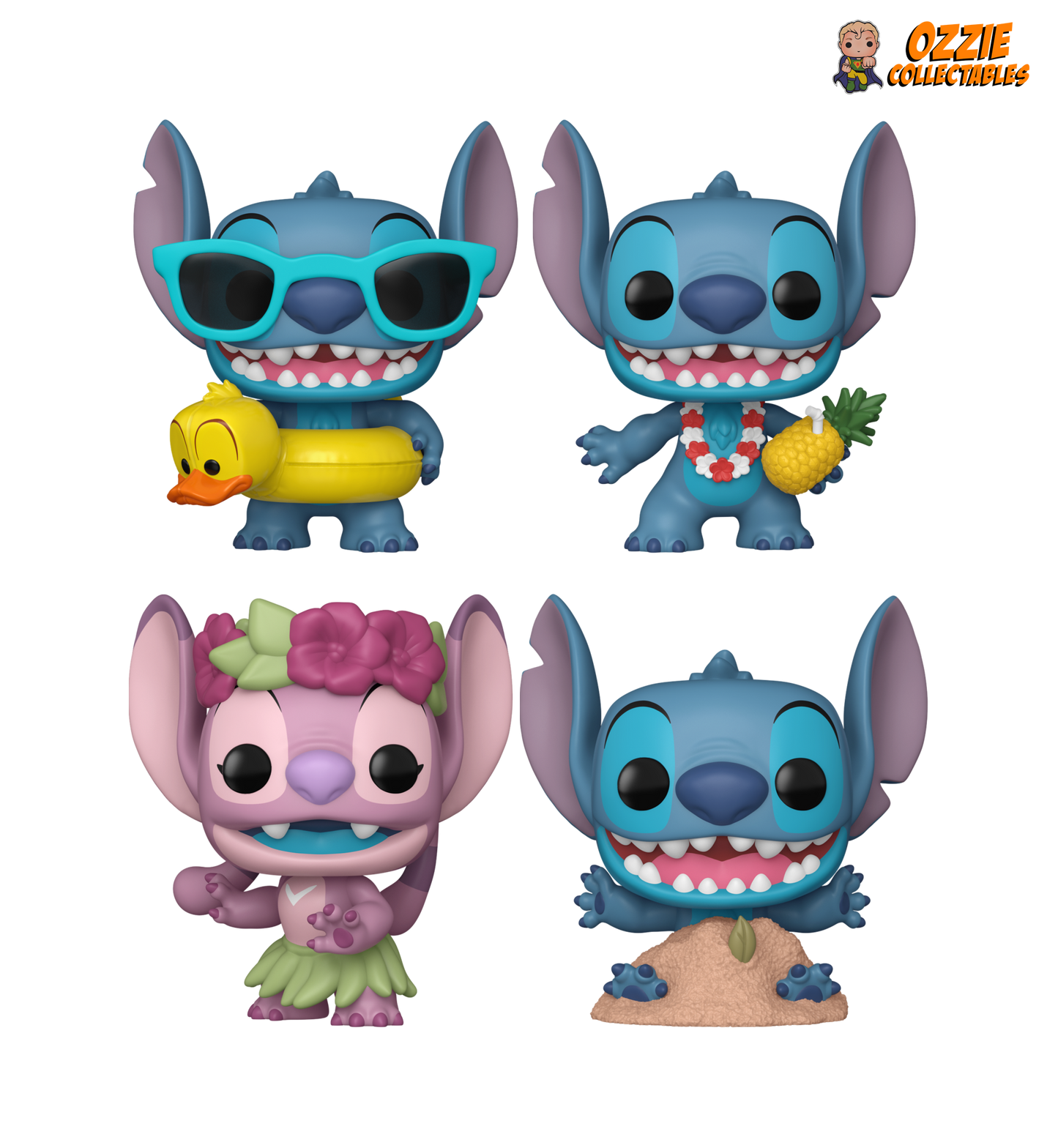 Lilo & Stitch Summer 2025 Bundle - 4 POP! Vinyls