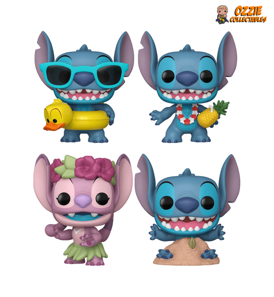 Lilo & Stitch Summer 2025 Bundle - 4 POP! Vinyls