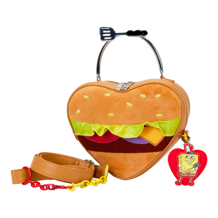 Spongebob - Krabby Patty Plush Crossbody Bag