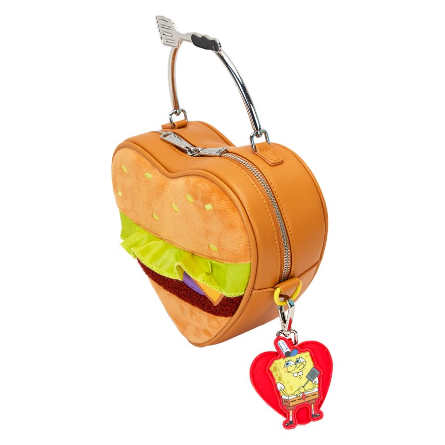 Spongebob - Krabby Patty Plush Crossbody Bag