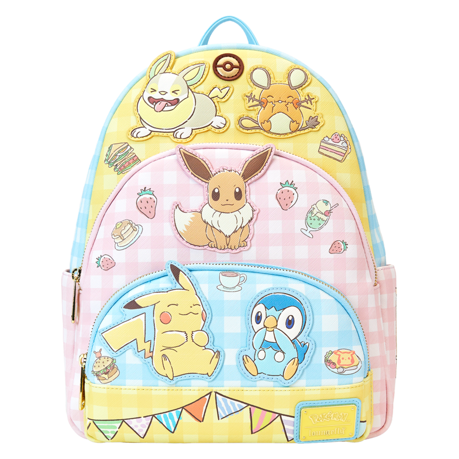 Pokemon - Cafe Triple Pocket Backpack