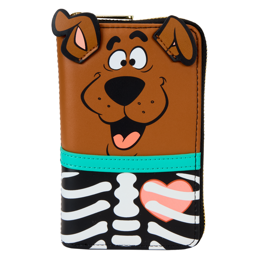 Scooby-Doo - Scooby-Doo Skeleton Cosplay Glow Zip Around Wallet