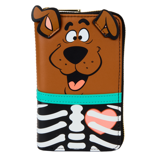 Scooby-Doo - Scooby-Doo Skeleton Cosplay Glow Zip Around Wallet