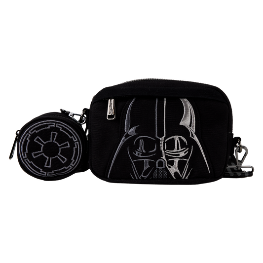 Star Wars - Darth Vader Canvas Sling Crossbody Bag with Coin Bag