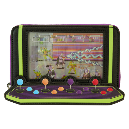 Teenage Mutant Ninja Turtles: 40th Anniversary - Vintage Arcade Zip Around Wallet