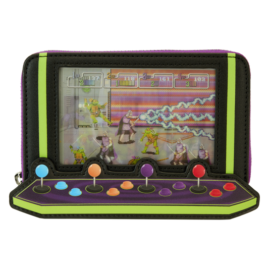 Teenage Mutant Ninja Turtles: 40th Anniversary - Vintage Arcade Zip Around Wallet