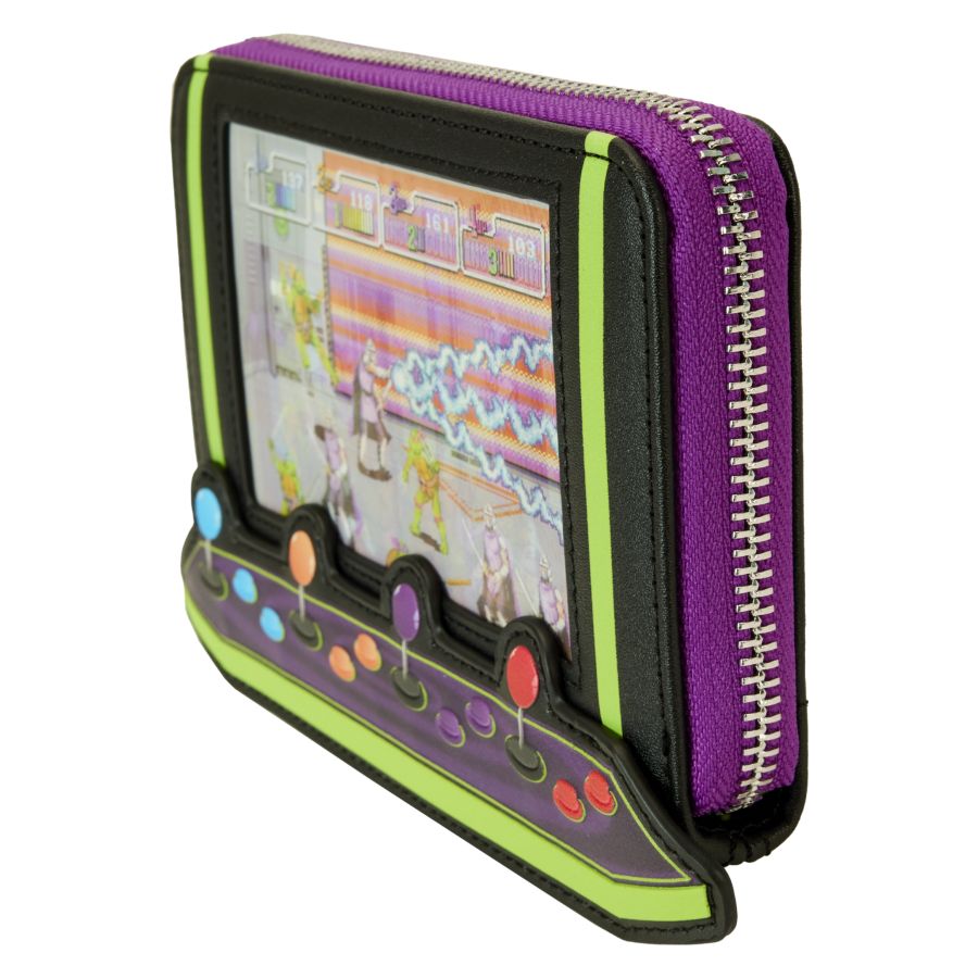 Teenage Mutant Ninja Turtles: 40th Anniversary - Vintage Arcade Zip Around Wallet