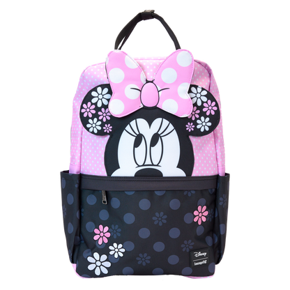 Disney - Minnie Floral Rock the Dots Full-Size Nylon Backpack