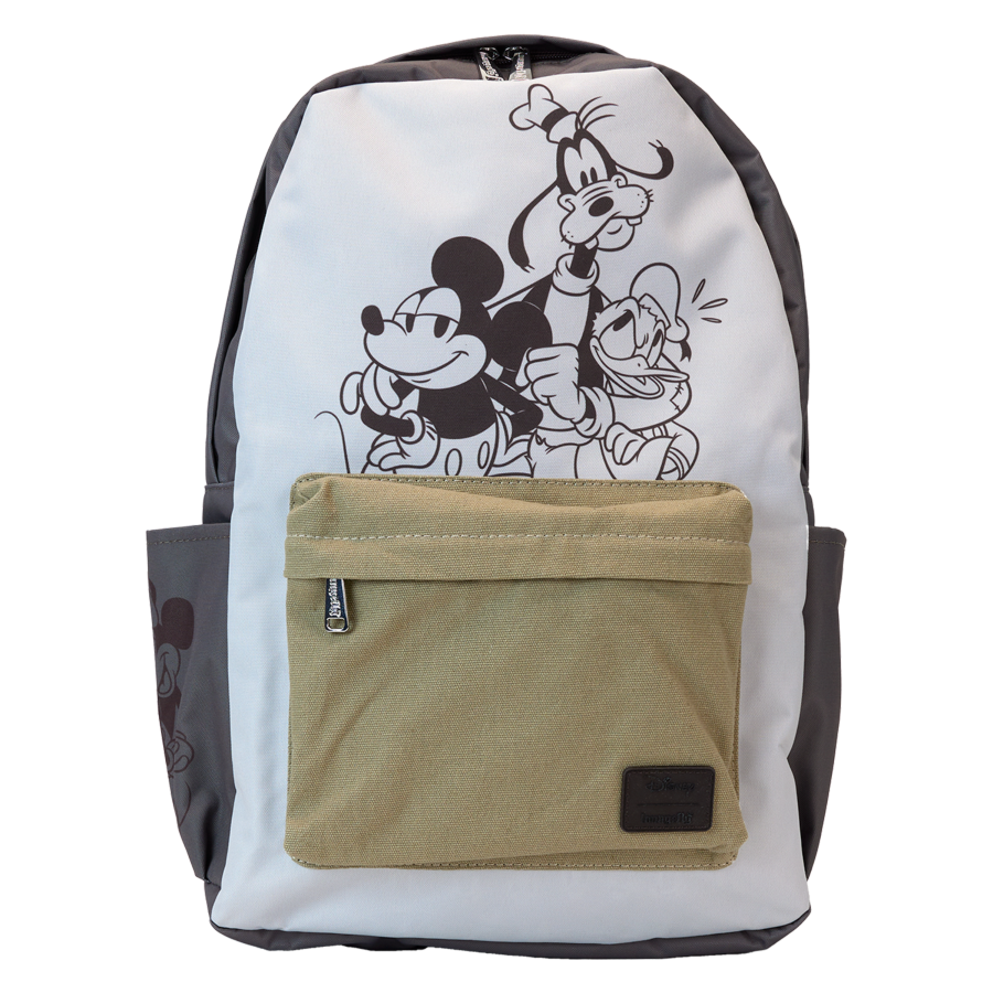 Mickey & Friends - Canvas & Nylon Full-Size Backpack