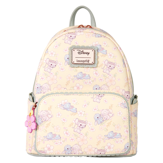 Disney - Cute Stitch Cherry Blossom Mini Backpack