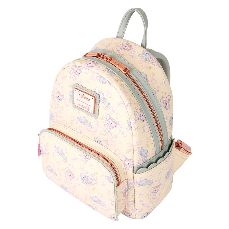 Disney - Cute Stitch Cherry Blossom Mini Backpack