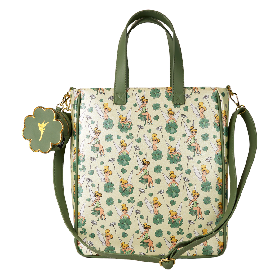 Disney - Tinker Bell 4-Leaf Clover Tote Bag with Coin Bag