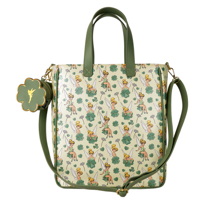 Disney - Tinker Bell 4-Leaf Clover Tote Bag with Coin Bag