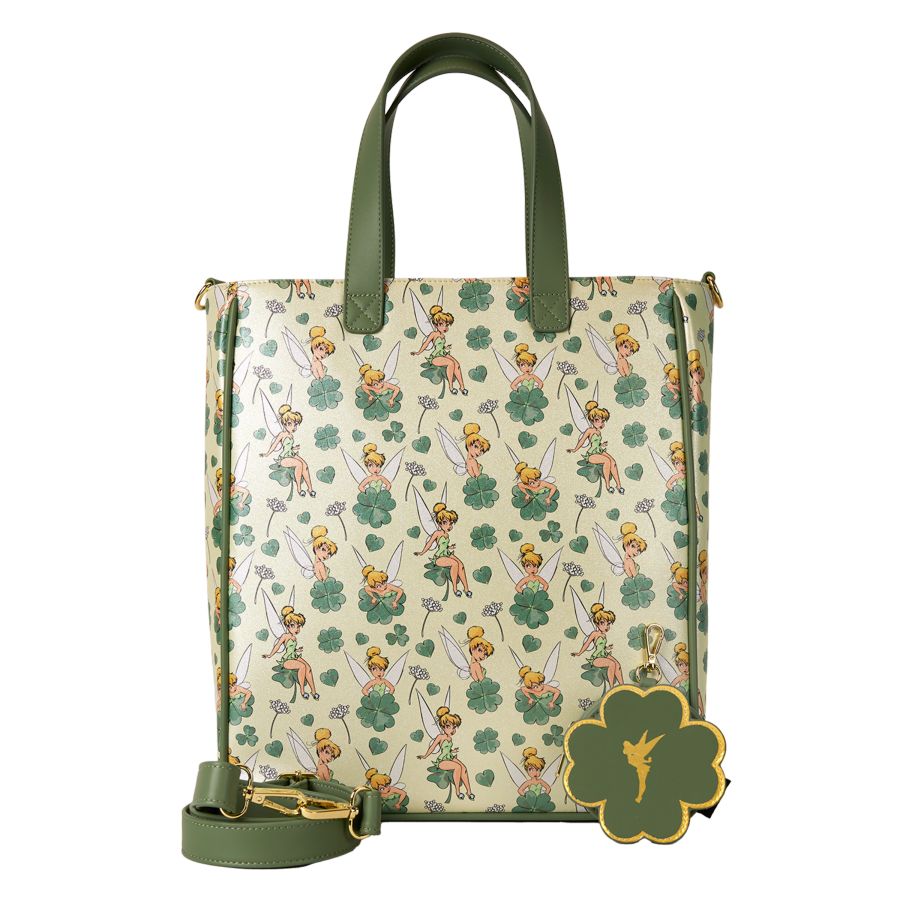 Disney - Tinker Bell 4-Leaf Clover Tote Bag with Coin Bag