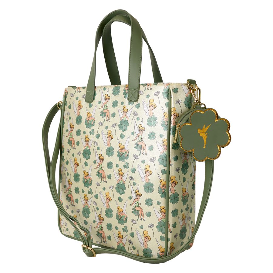 Disney - Tinker Bell 4-Leaf Clover Tote Bag with Coin Bag