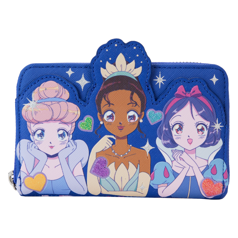 Disney Princess - Manga Style Zip Around Wallet