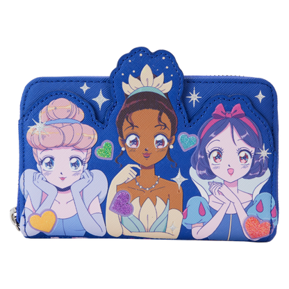 Disney Princess - Manga Style Zip Around Wallet