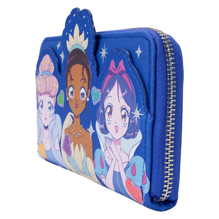 Disney Princess - Manga Style Zip Around Wallet