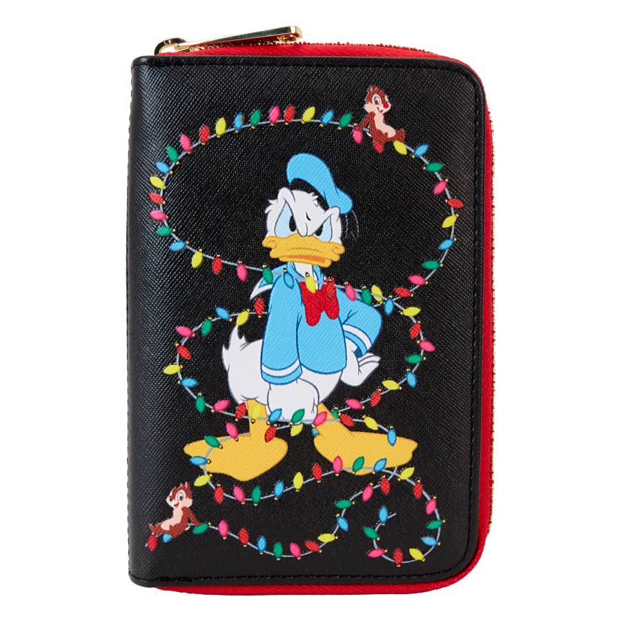 Disney - Donald wrapped in Lights Zip Wallet