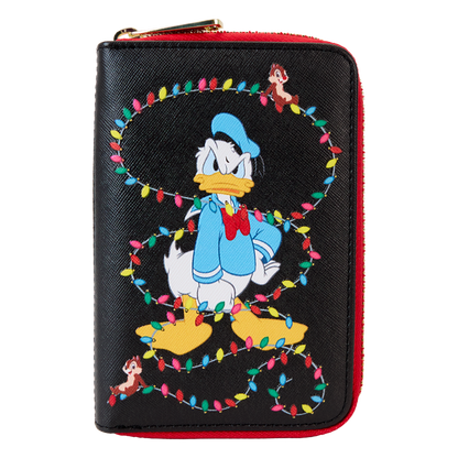 Disney - Donald wrapped in Lights Zip Wallet