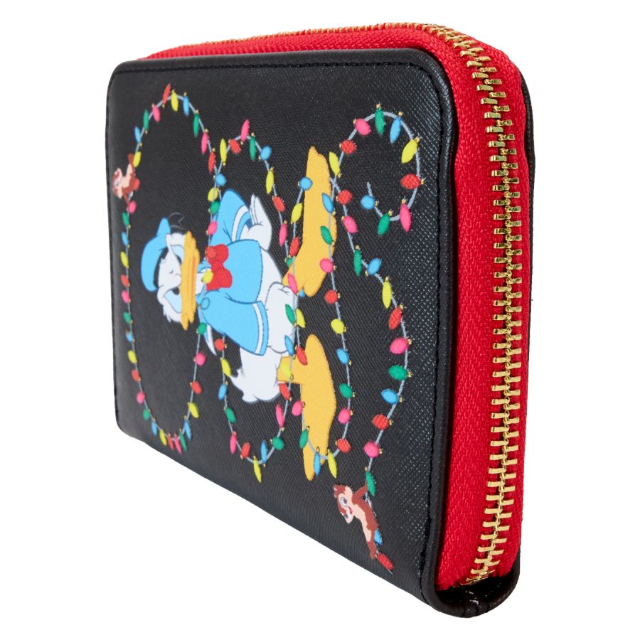 Disney - Donald wrapped in Lights Zip Wallet