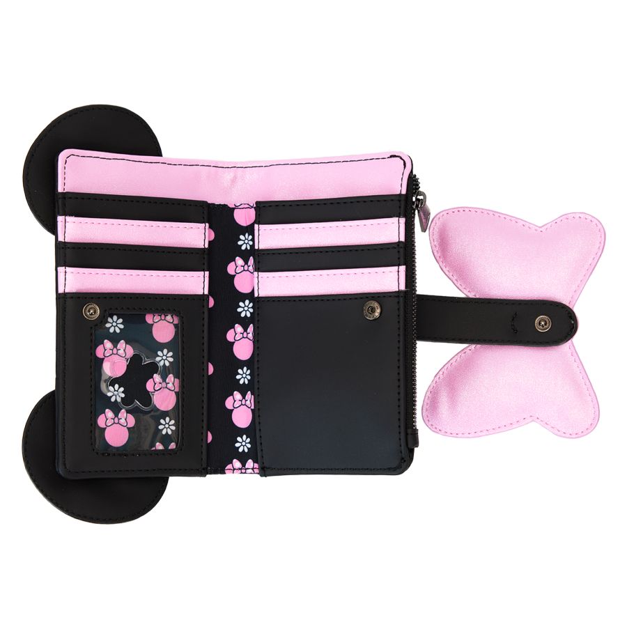 Disney - Minnie Floral Rock the Dots Flap Wallet