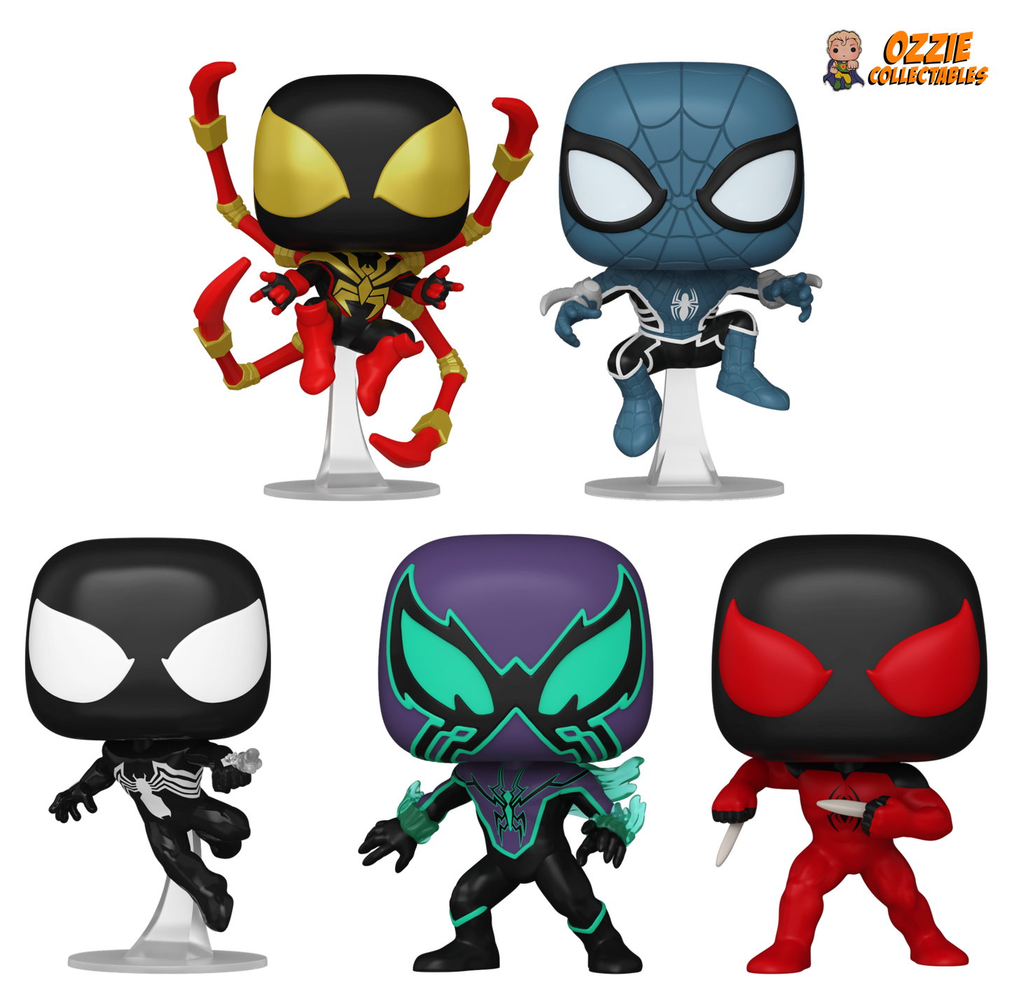 Marvel Comics Spideys Bundle - 5 POP! Vinyls