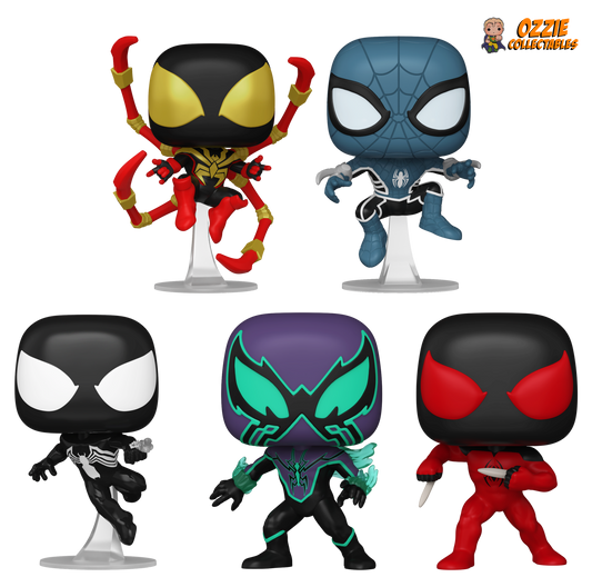 Marvel Comics Spideys Bundle - 5 POP! Vinyls