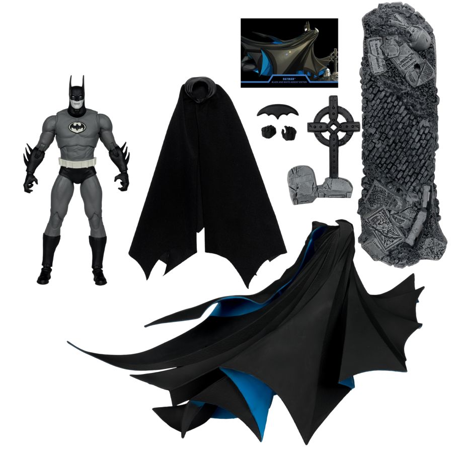 DC Multiverse - Batman: Year Two (Black & White Accent) Gold Label Figure