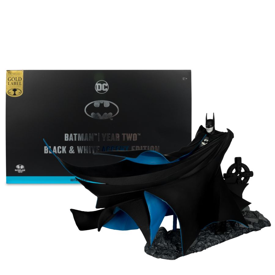 DC Multiverse - Batman: Year Two (Black & White Accent) Gold Label Figure