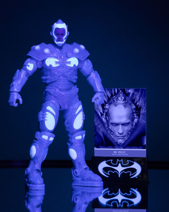 Batman & Robin - Mr. Freeze Black Light Gold Label 7" Figure