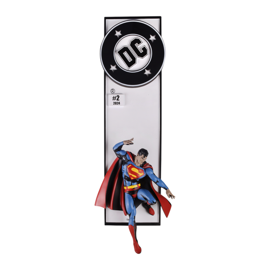 DC Comics - Superman Comic Corner Box 1:10 Scale Resin Wall Art Statue