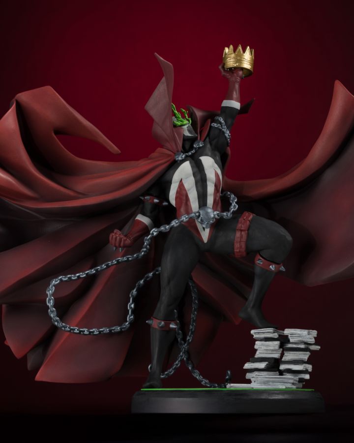 Spawn: Black White & Red All Over - Spawn 301 by Todd McFarlane Resin Statue