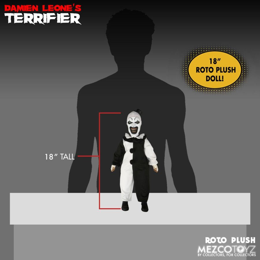 Terrifier - Art The Clown 18'' Roto Plush