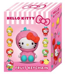 Hello Kitty - 3D Foam Bag Clips Fruits Single Item