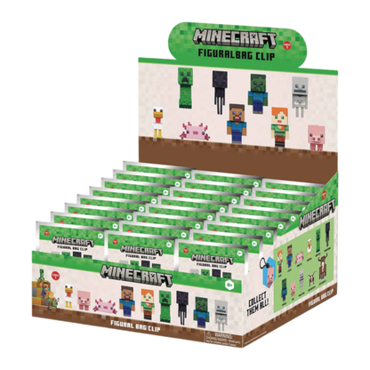 Minecraft - 3D Foam Bag Clips Blind Bag 24ct CDU (Series 1)