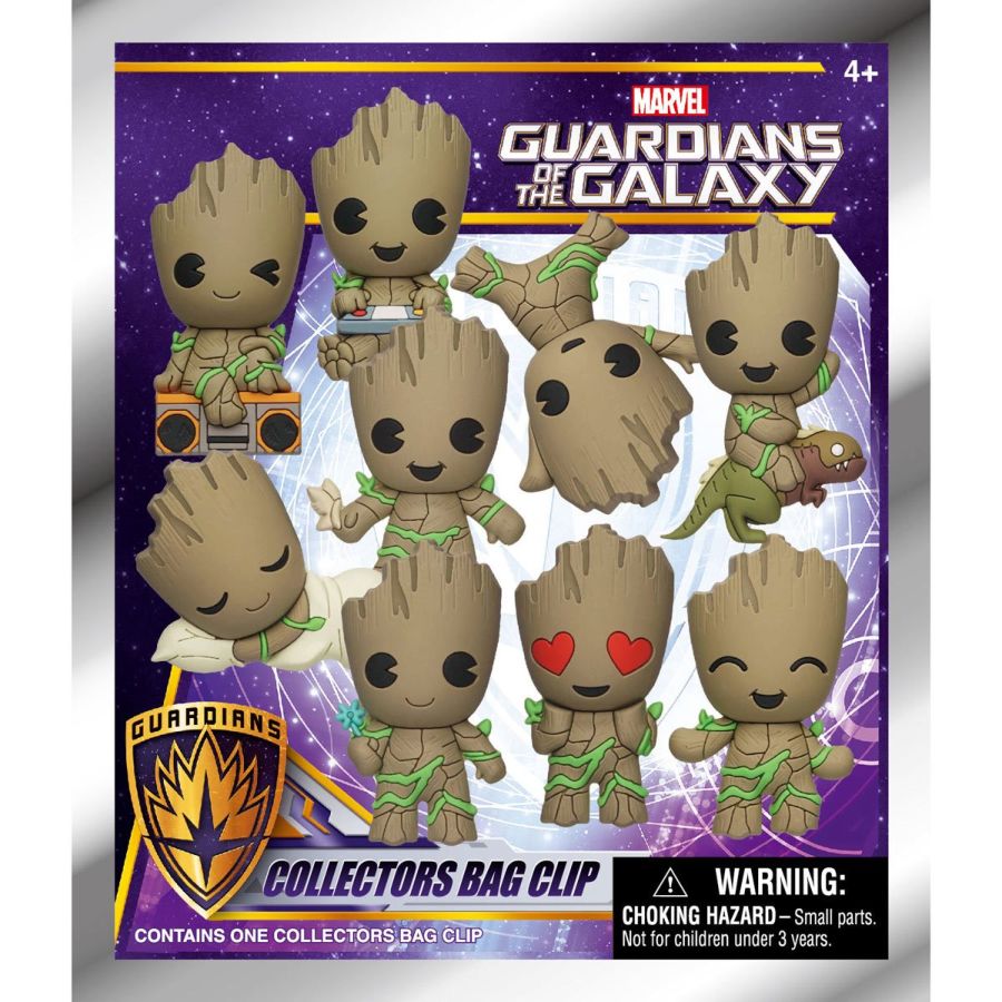 Guardians of the Galaxy - Groot 3D Foam Bag Clips Blind Bag [Display of 24]