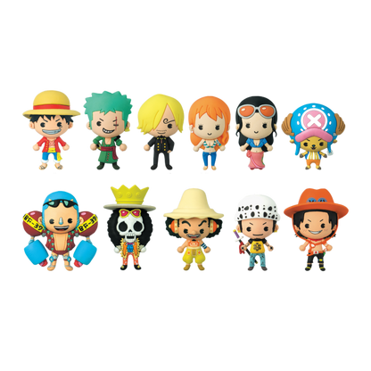 One Piece - 3D PVC Bag Clips Blind Bag Series 1 (Display of 24)