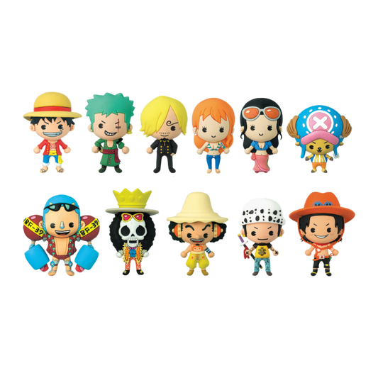 One Piece - 3D PVC Bag Clips Blind Bag Series 1 (Display of 24)