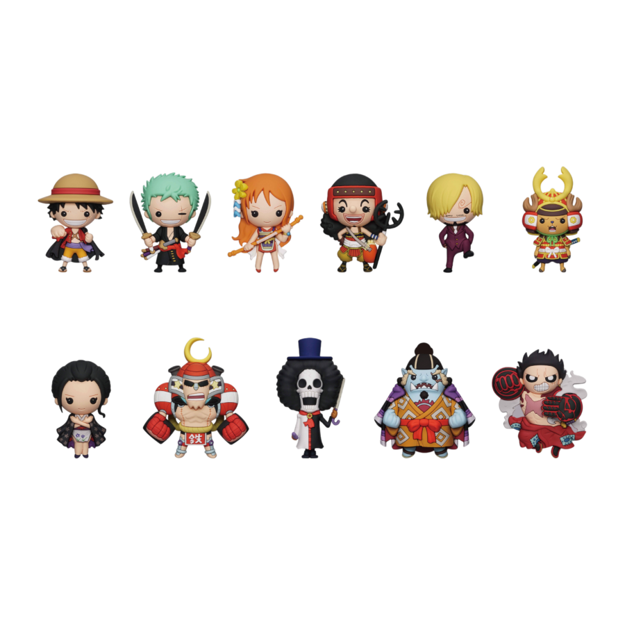 One Piece - 3D PVC Bag Clips Blind Bag Series 2 (Display of 24)